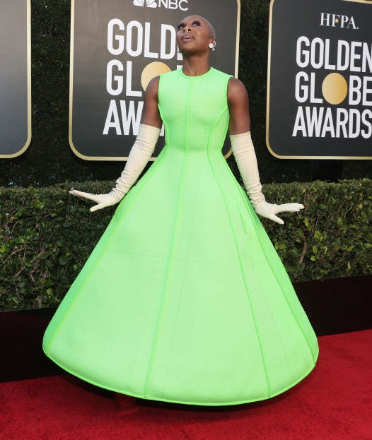 Cynthia Erivo on the red carpet