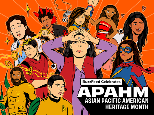 The BuzzFeed Asian Pacific American Heritage Month graphic