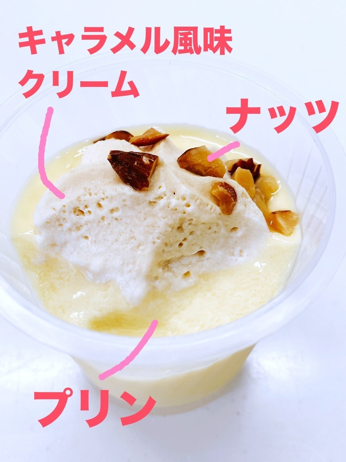 シャトレーゼのオススメのフード「糖質82%カットのプリン キャラメルナッツクリーム」