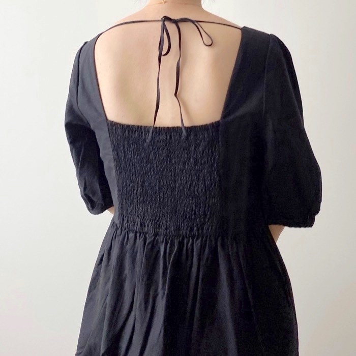 UNIQLO（ユニクロ）のオススメのワンピース「リネンブレンドシャーリングワンピース」