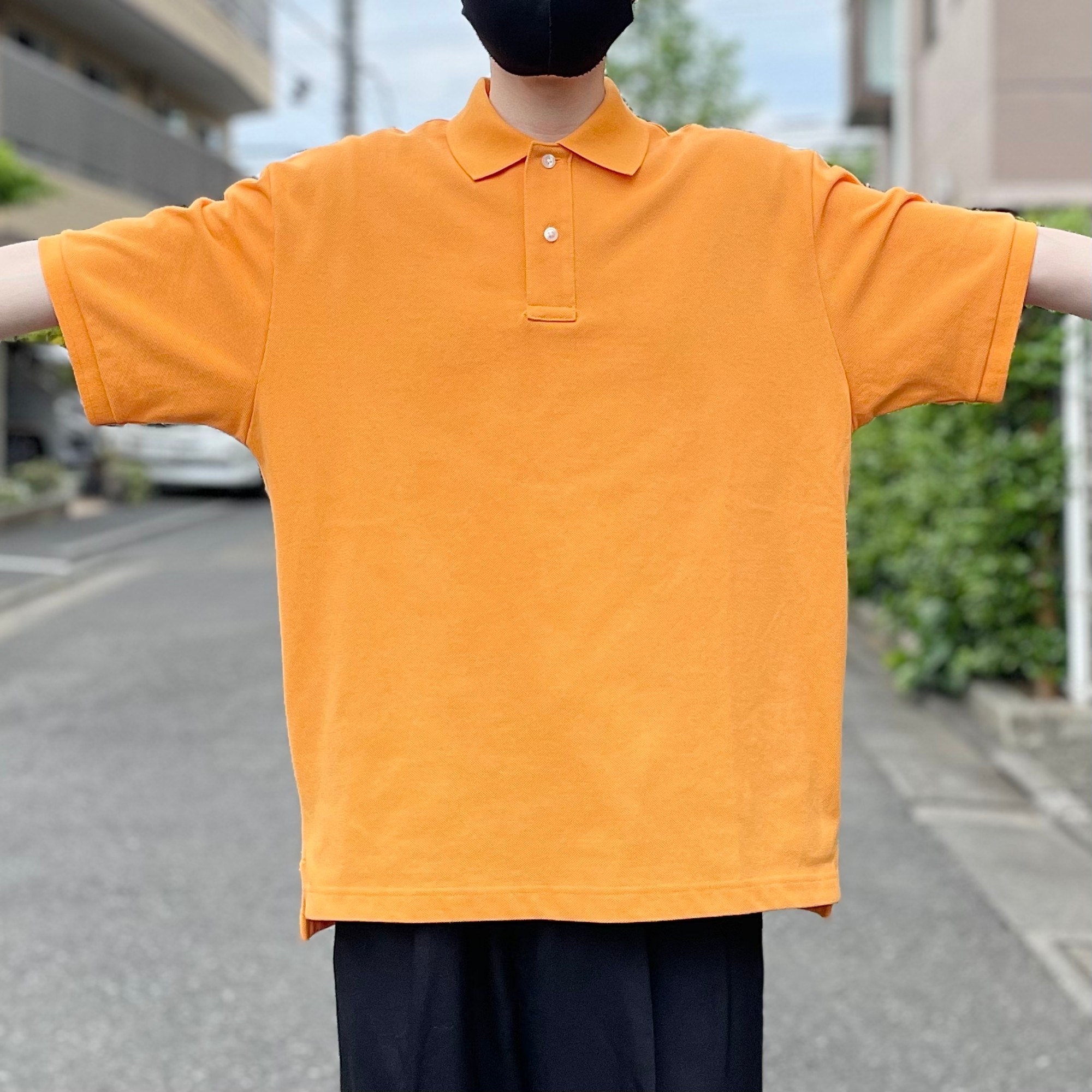 GU（ジーユー）のおすすめのメンズアイテム「オーバーサイズポロシャツ（5分袖）」