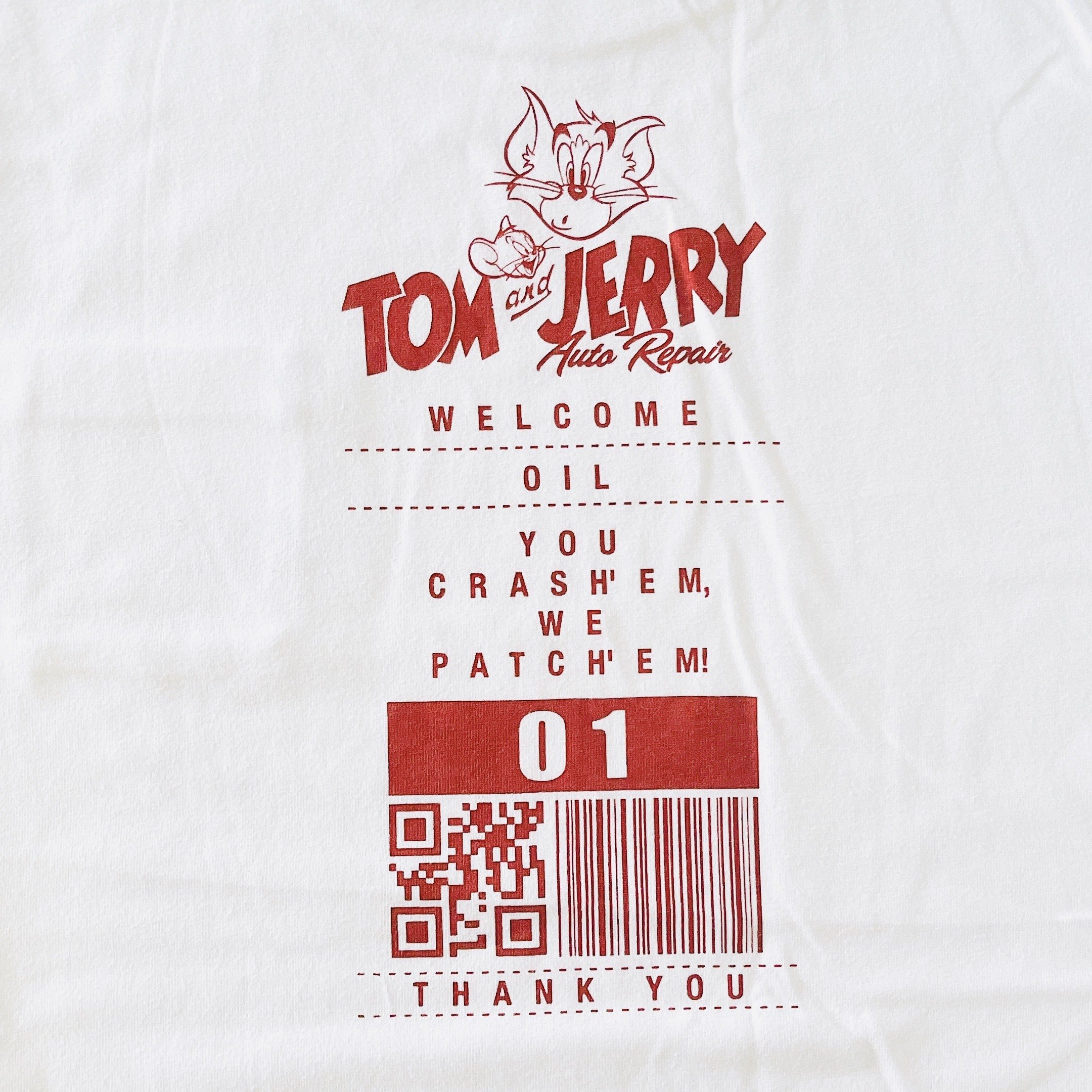 ロフトのおすすめのTシャツ「Ｔシャツ トムとジェリー ＲＥＣＥＩＰＴ」