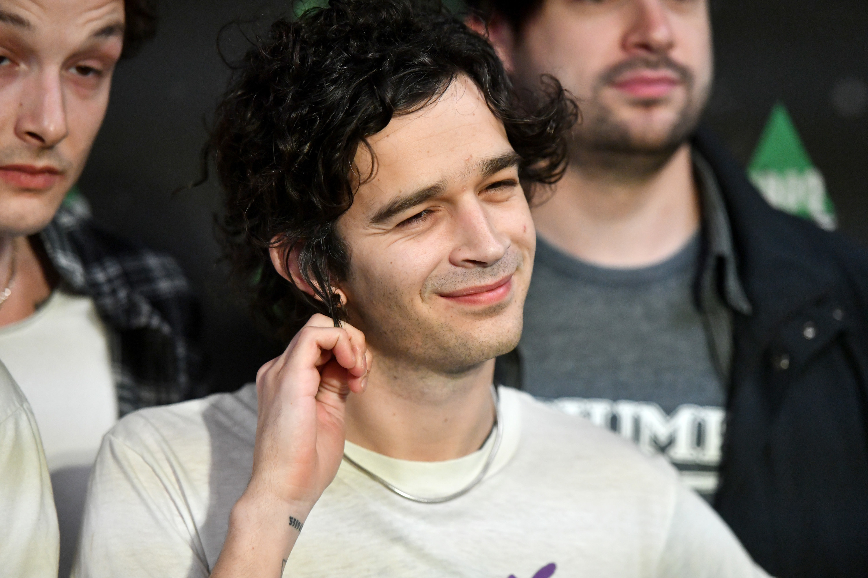 Close-up of Matty smiling