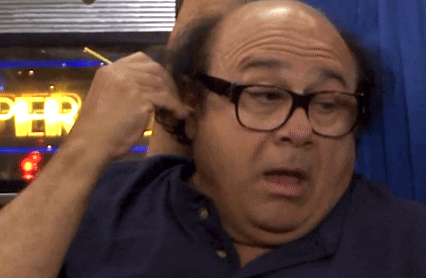 Danny DeVito cleaning his ear