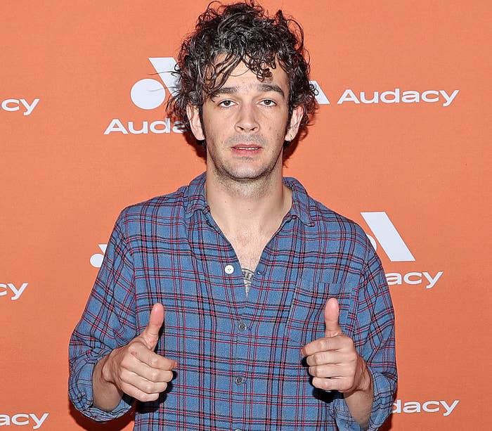 Matty giving a thumbs-up