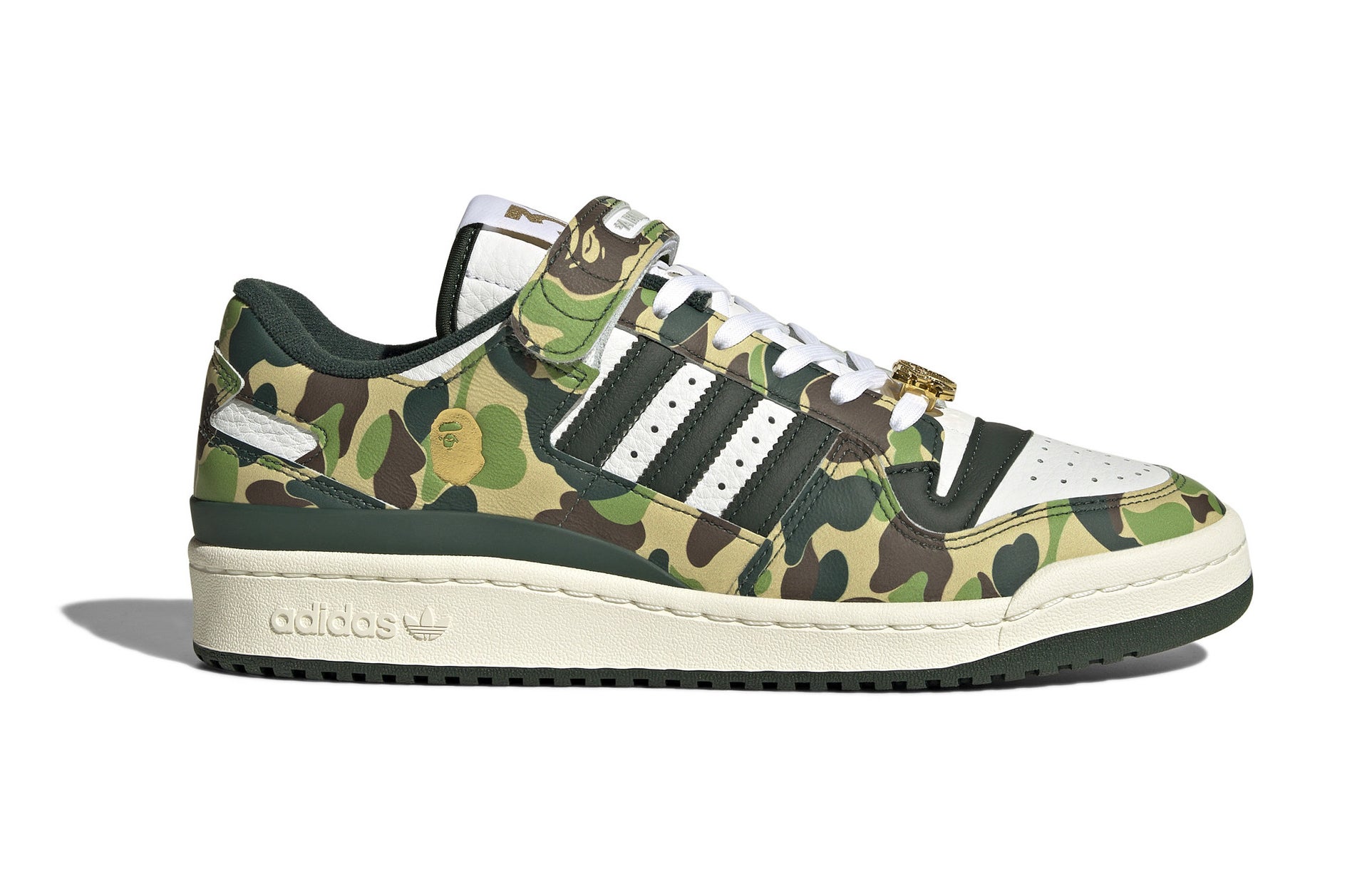Bape x Adidas Forum Low 'Green Camo'