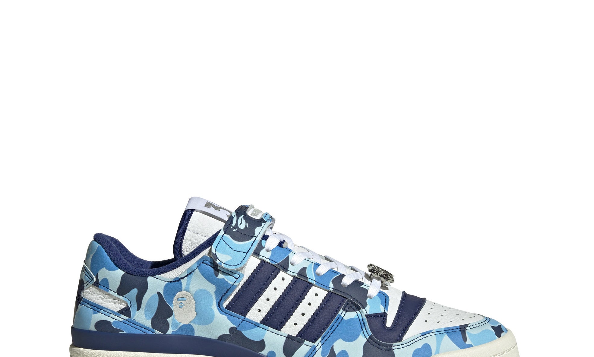 Bape x Adidas Forum Low &#x27;Blue Camo&#x27;