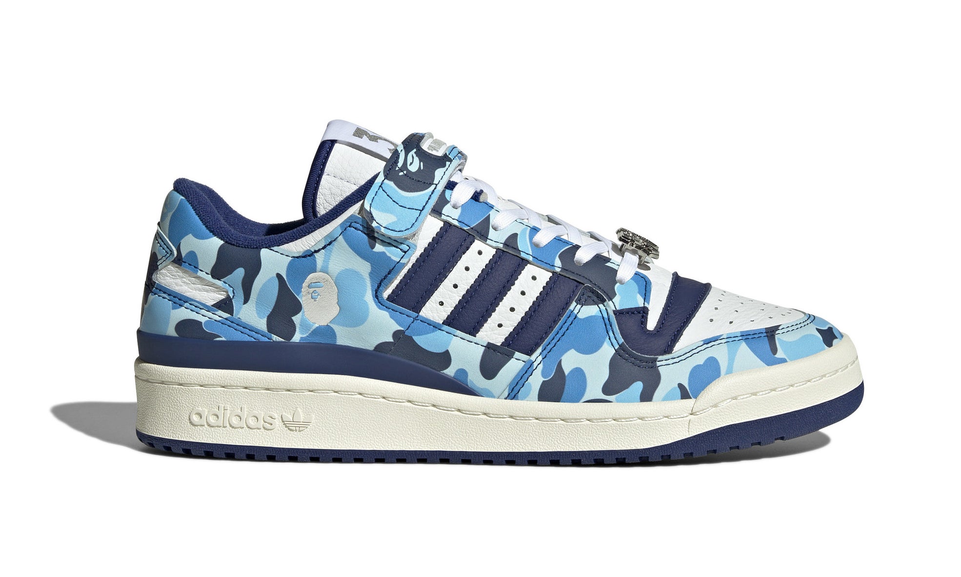 Bape x Adidas Forum Low &#x27;Blue Camo&#x27;