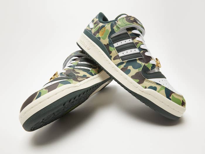 Bape x Adidas Forum Low &#x27;Green Camo&#x27;