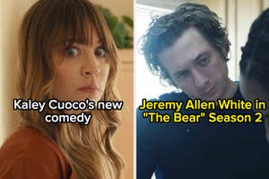 Kaley Cuoco in a new comedy series vs Jeremy Allen White in The Bear Season 2