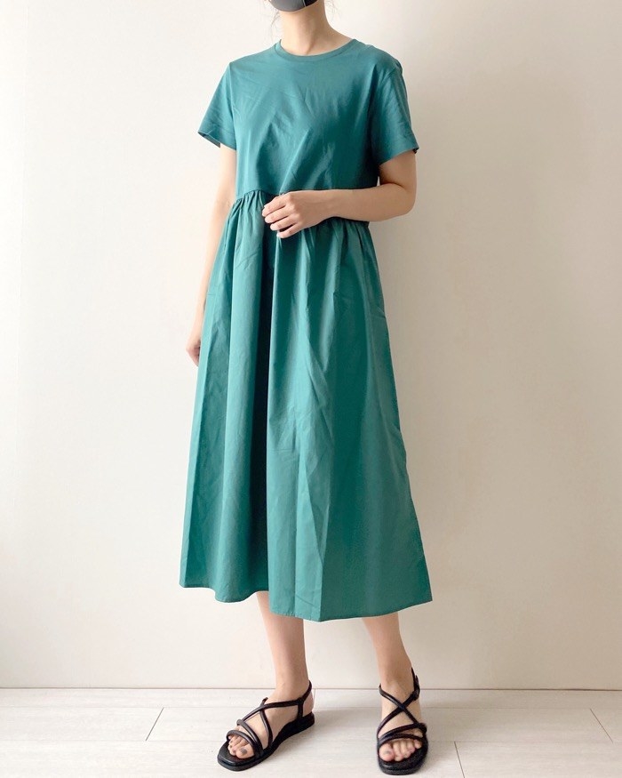 UNIQLO（ユニクロ）のおすすめワンピース「コンビネーションフレアワンピース」
