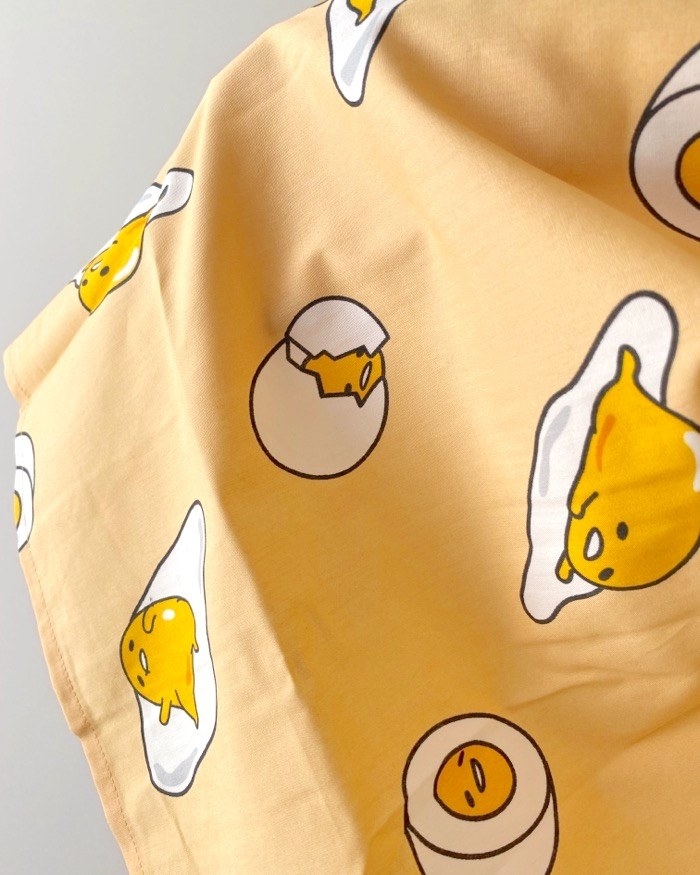 GU（ジーユー）のオススメの商品「コットンパジャマ(半袖&amp;amp;ショートパンツ) GUDETAMA +X」