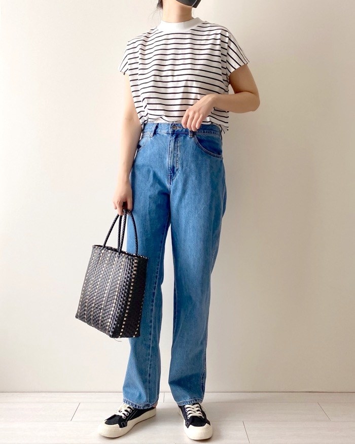 GLOBAL WORK（グローバルワーク）のオススメのファッションアイテム「快適ハイネックフレンチ」のコーディネート