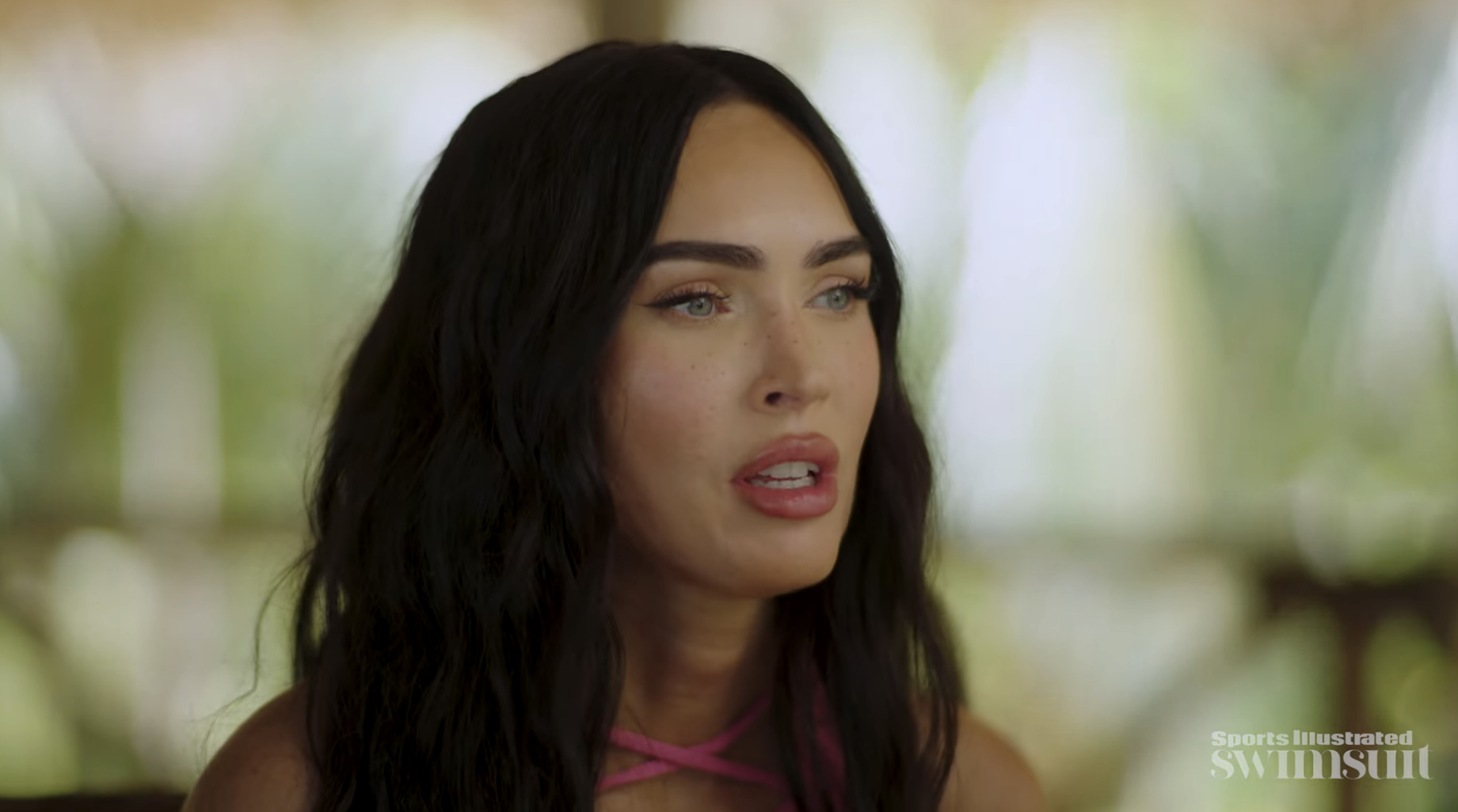 Closeup of Megan Fox