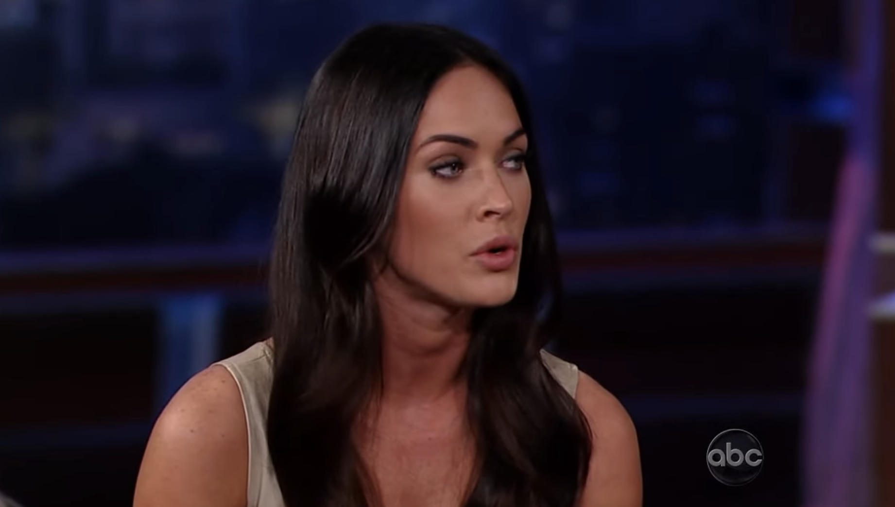 Closeup of Megan Fox