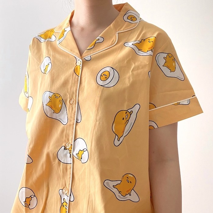 GU（ジーユー）のオススメの商品「コットンパジャマ(半袖&amp;amp;ショートパンツ) GUDETAMA +X」