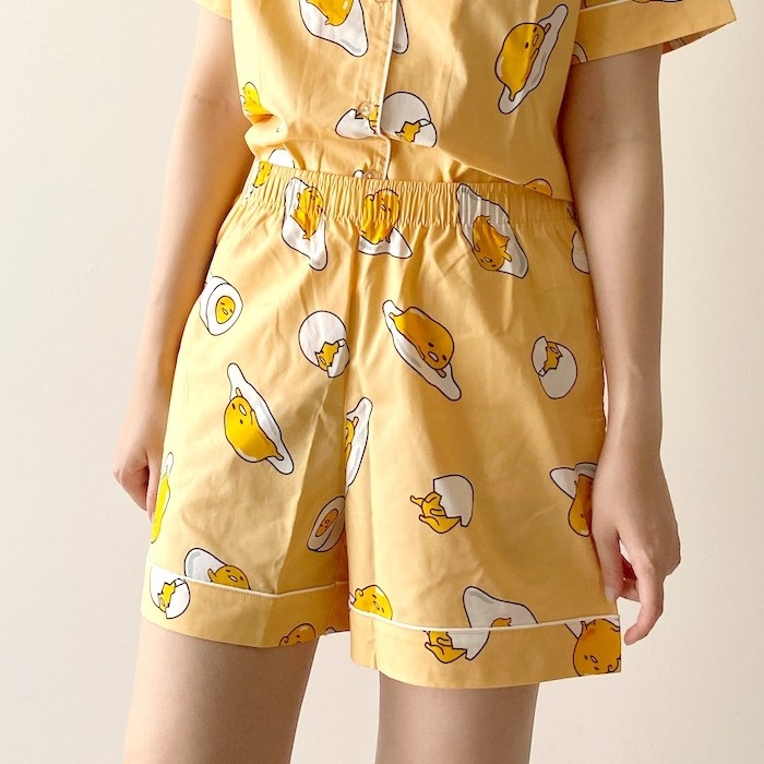 GU（ジーユー）のオススメの商品「コットンパジャマ(半袖&amp;amp;ショートパンツ) GUDETAMA +X」