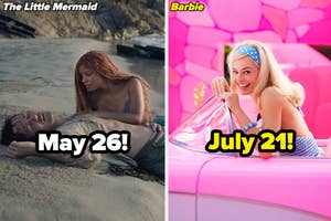 The Little Mermaid is out May 26th while Barbie is out July 21st