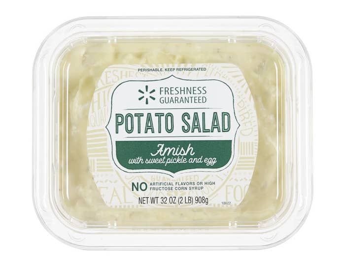 Amish potato salad with sweet pickle and egg