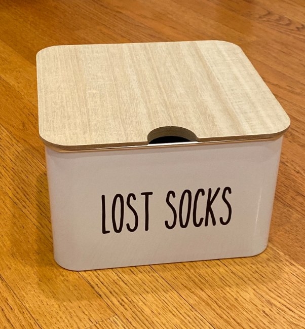 The lost socks bin