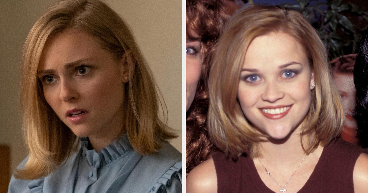 Side-by-side of AnnaSophia Robb and Reese Witherspoon
