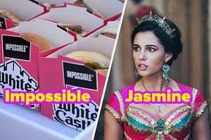 Impossible burger and Jasmine