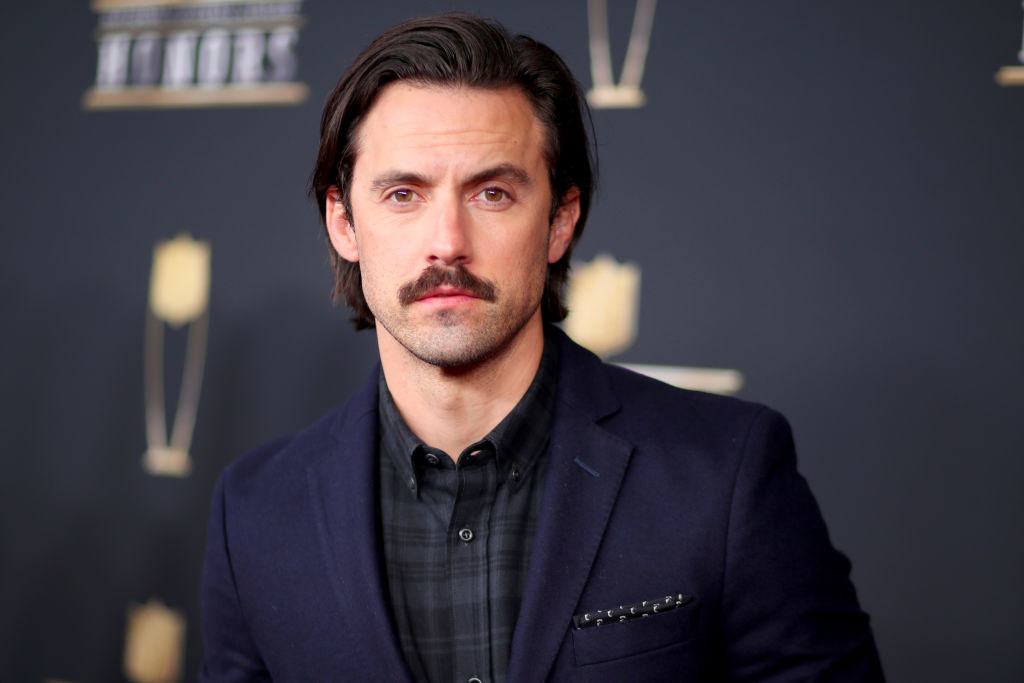 A closeup of actor Milo Ventimiglia