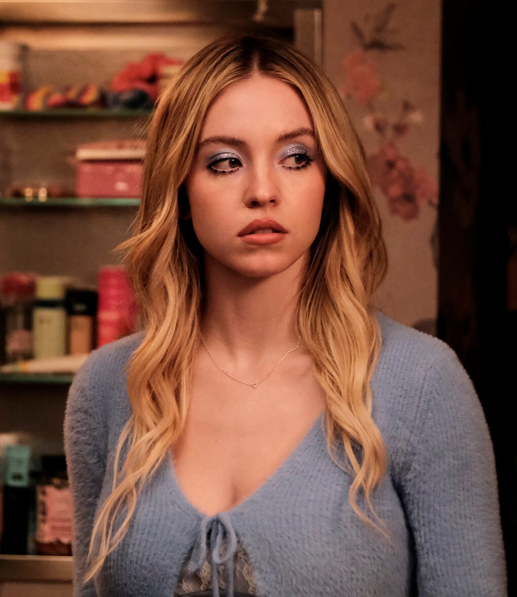 Closeup of Sydney Sweeney