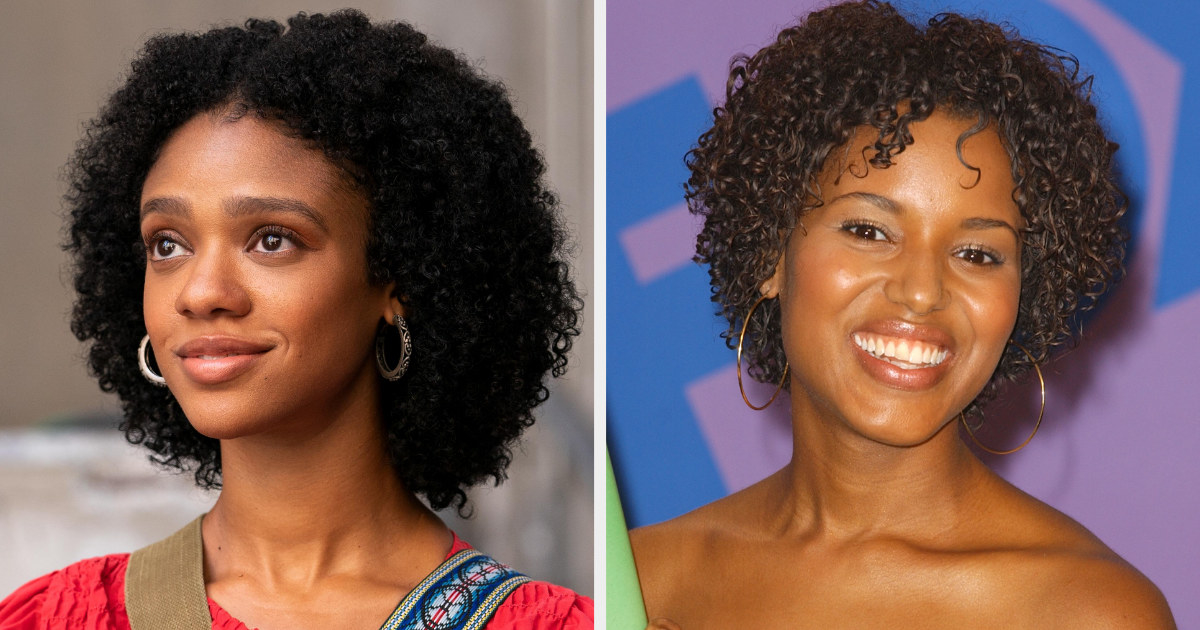 Side-by-side of Tiffany Boone and a young Kerry Washington