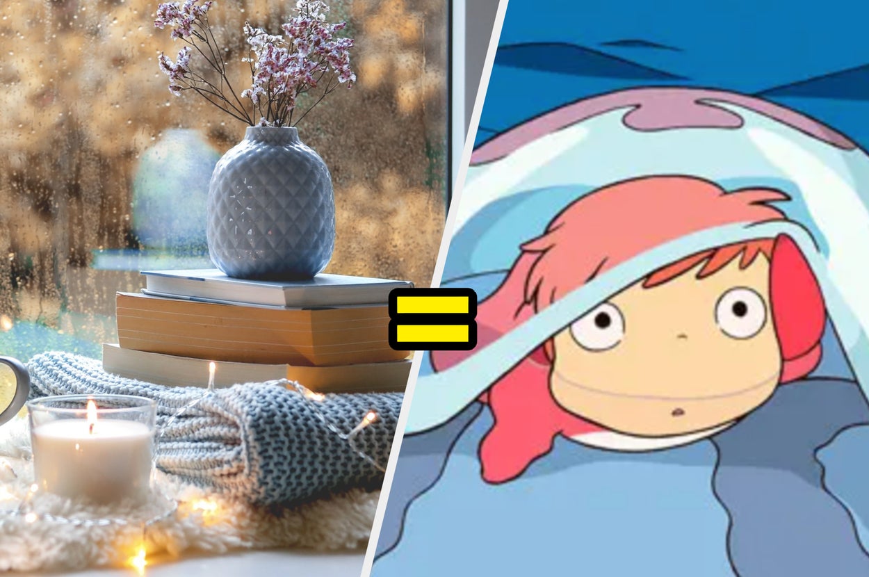 Candles, books, and Ponyo