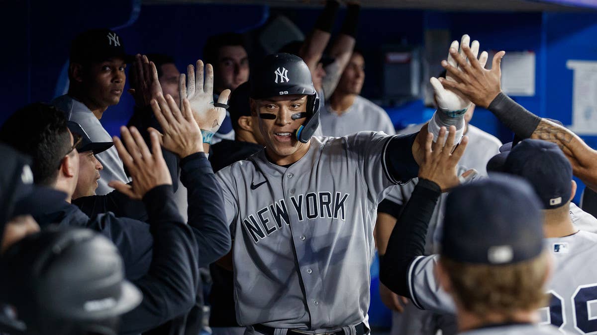 All eyes are on Aaron Judge after his eyes wandered towards his team's dugout during an at-bat during last night’s game against the Toronto Blue Jays.