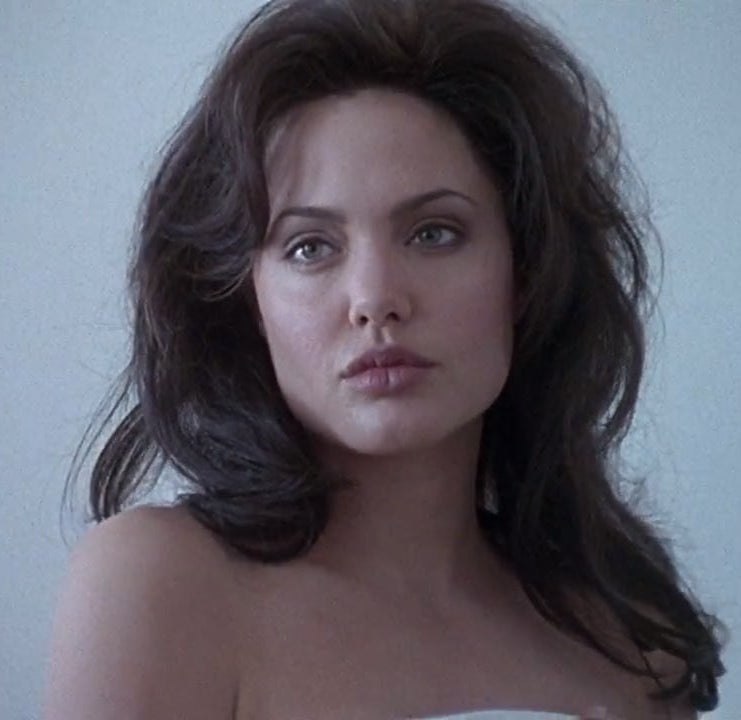 Closeup of Angelina Jolie in &quot;Gia&quot;