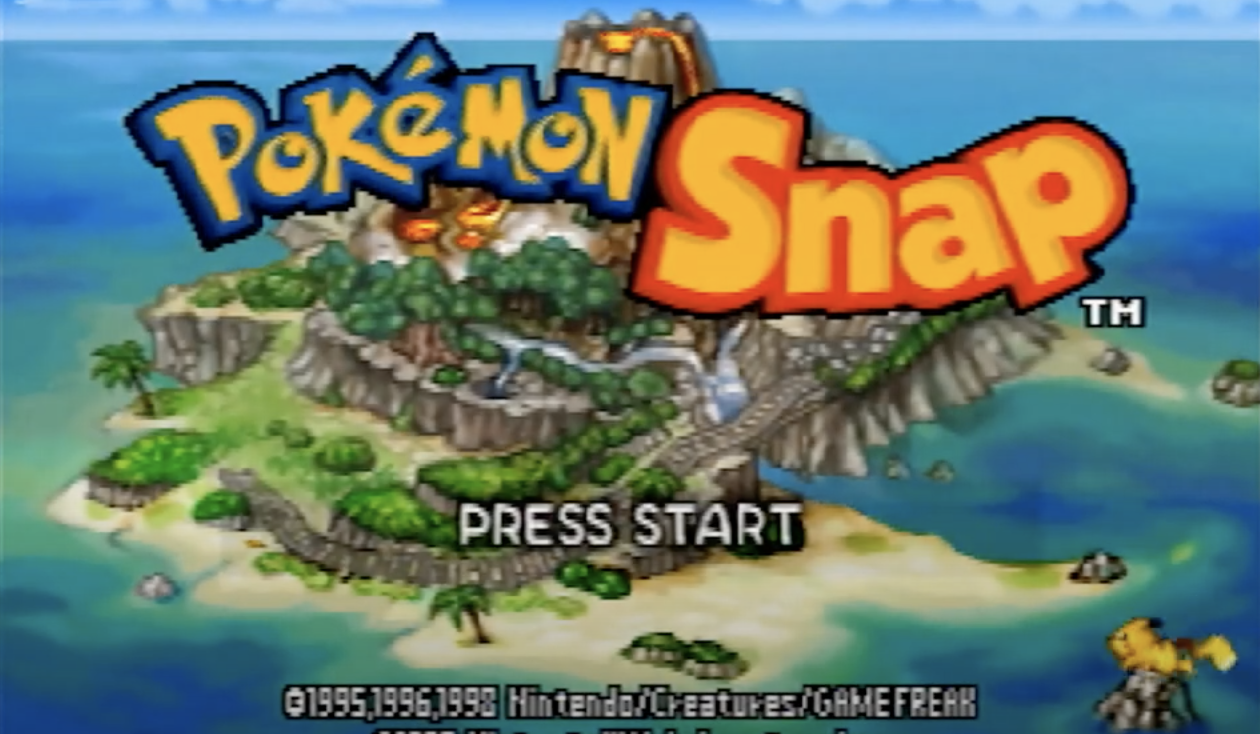 screenshot of pokemon snap