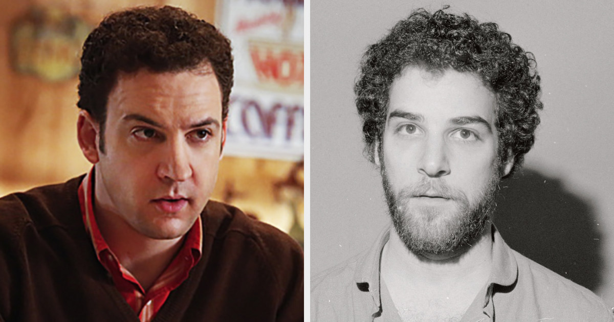 Side-by-side of Ben Savage and a young Mandy Patinkin