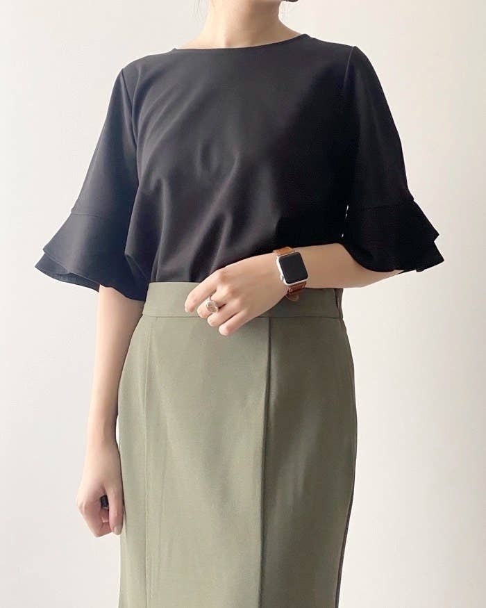 GLOBAL WORK（グローバルワーク）のオススメのアイテム「フレアスリーブ6分／MATINEE LINE」