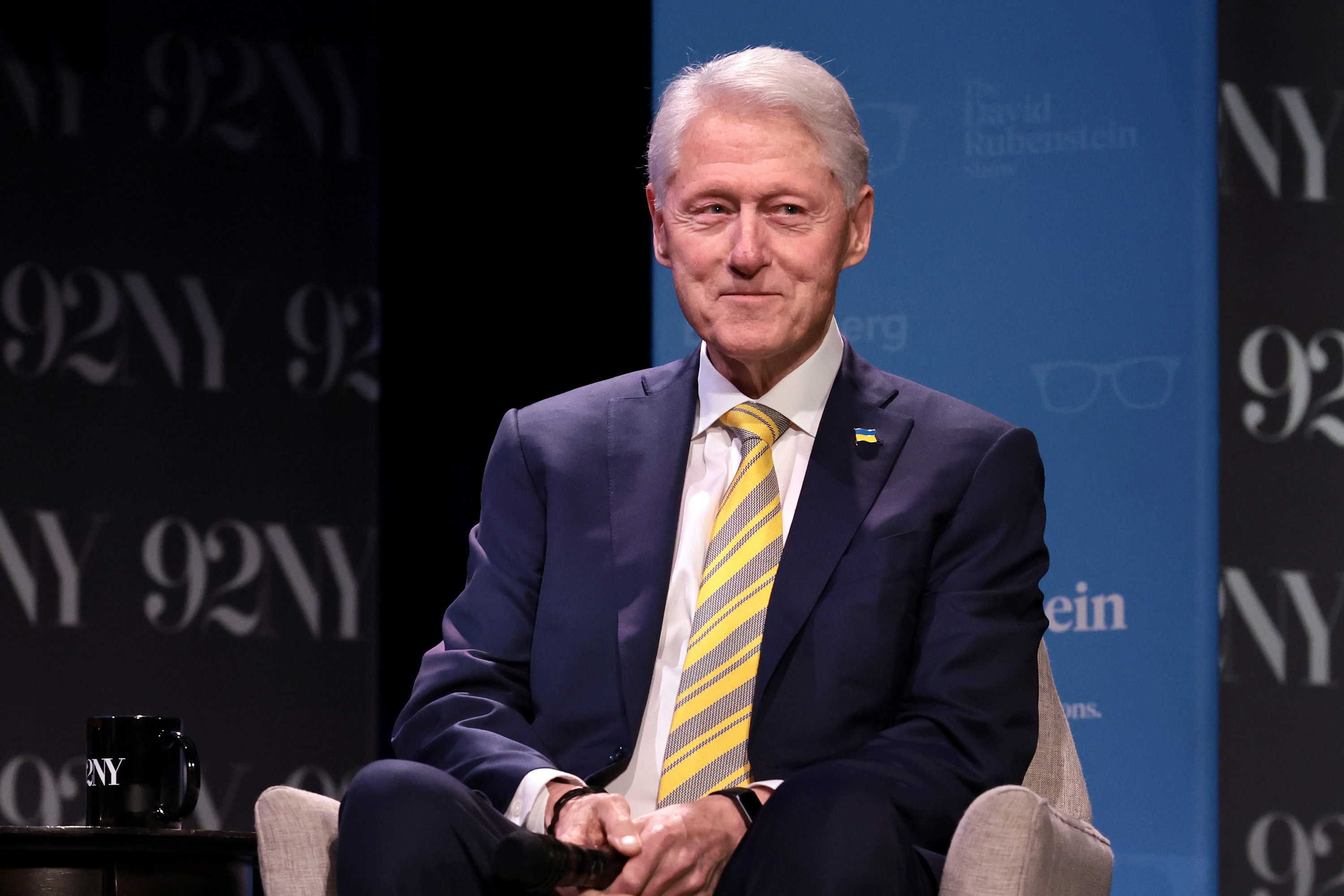 Closeup of Bill Clinton