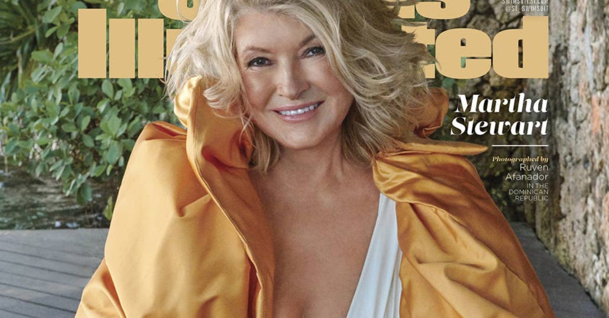 Martha Stewart At 81 Years Old Broke A Record With Her Sports Illustrated Cover