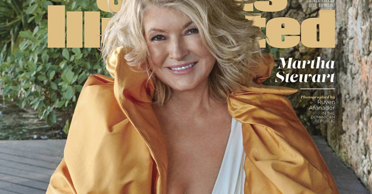Martha Stewart At 81 Years Old Broke A Record With Her Sports Illustrated Cover Martha Stewart At 81 Years Old Broke A Record With Her Sports Illustrated Cover