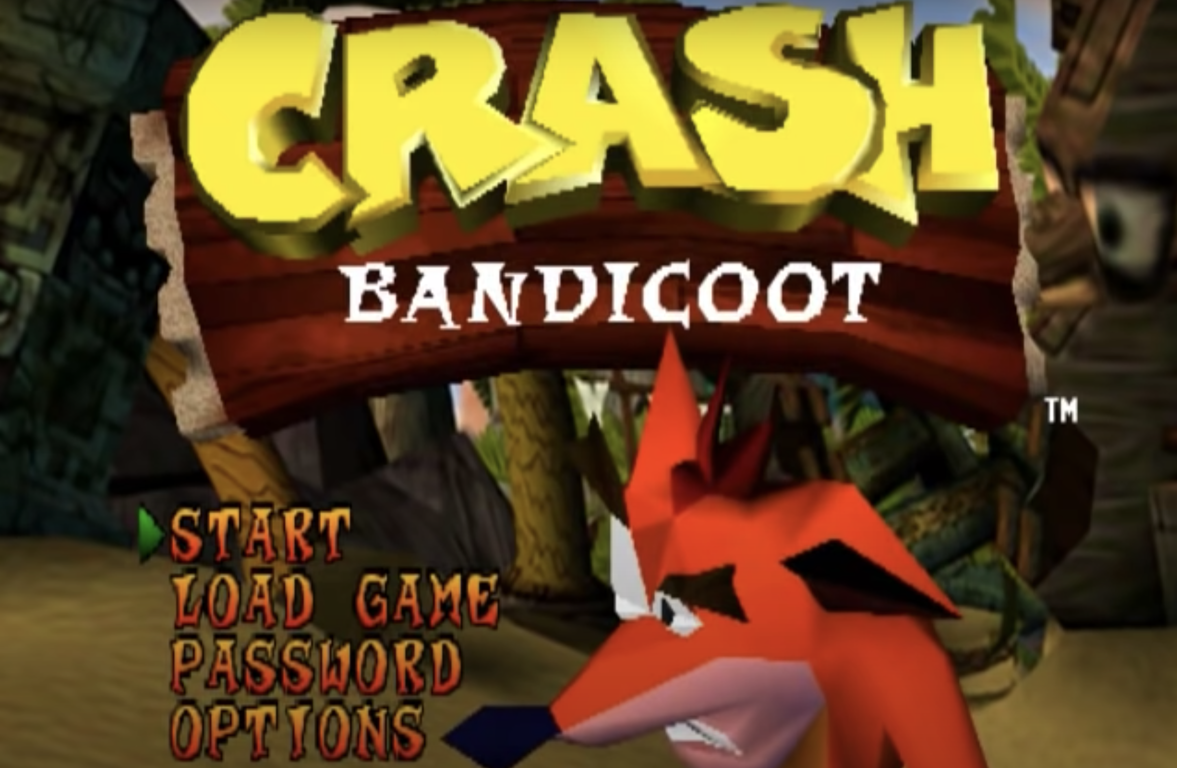 screenshot of crash bandicoot