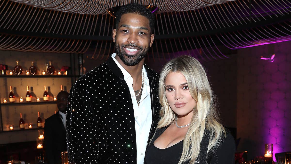 Khloé Kardashian has shot down speculation she's back with Tristan Thompson after Kim Kardashian was spotted sitting courtside during some recent Laker games.