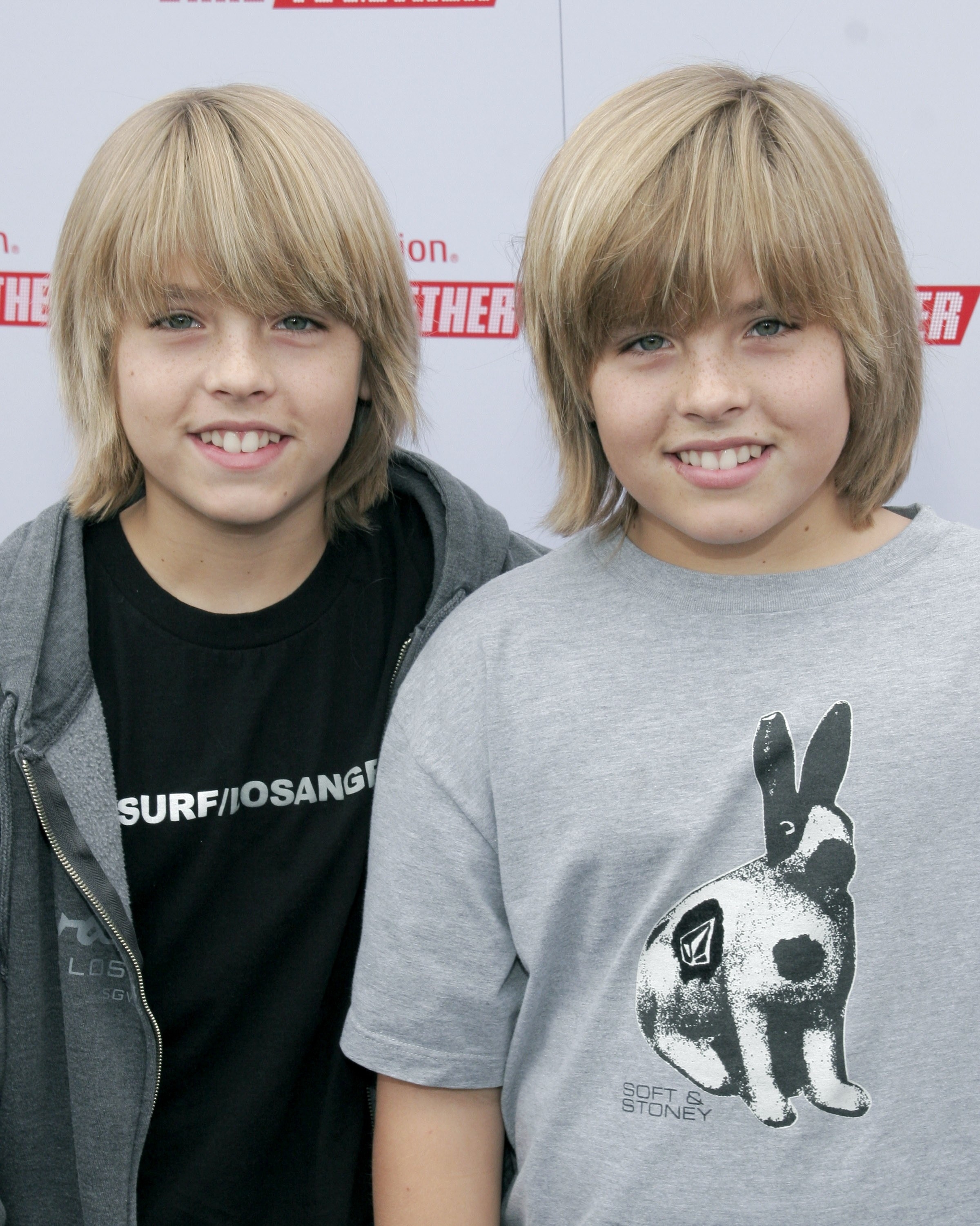 Cole and Dylan Sprouse attend a Playstation event on December 10, 2005