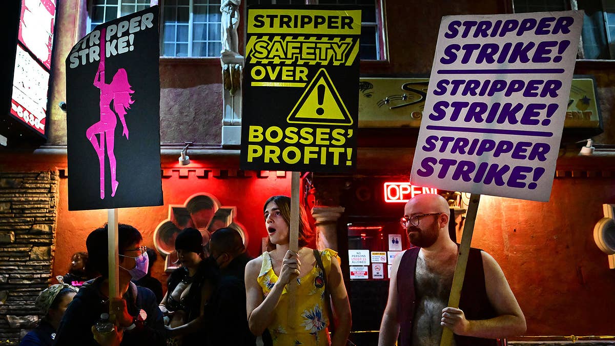 Dancers at a topless bar in North Hollywood have gained union recognition, making them the first unionized strippers in the United States.