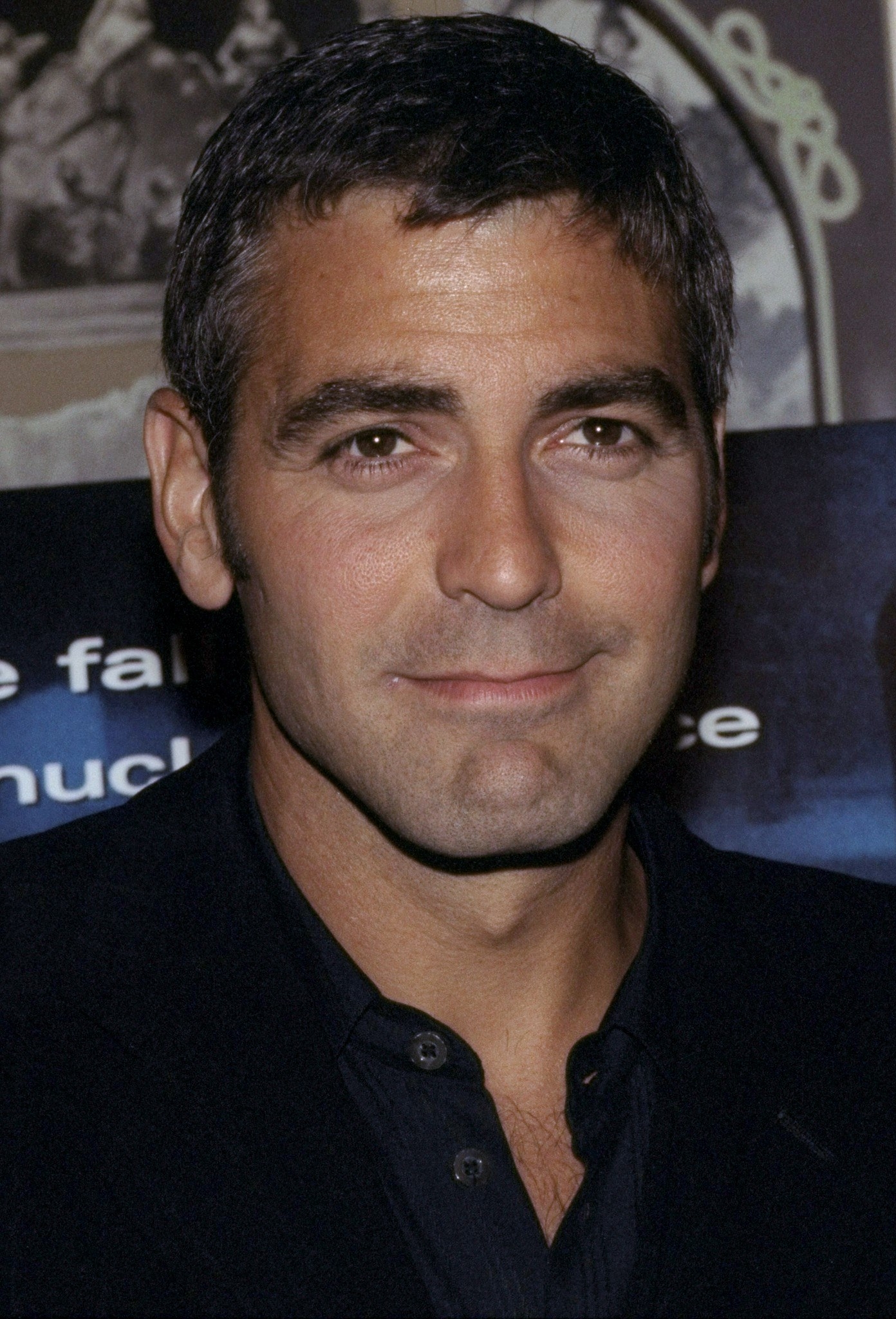 George Clooney in a black jacket