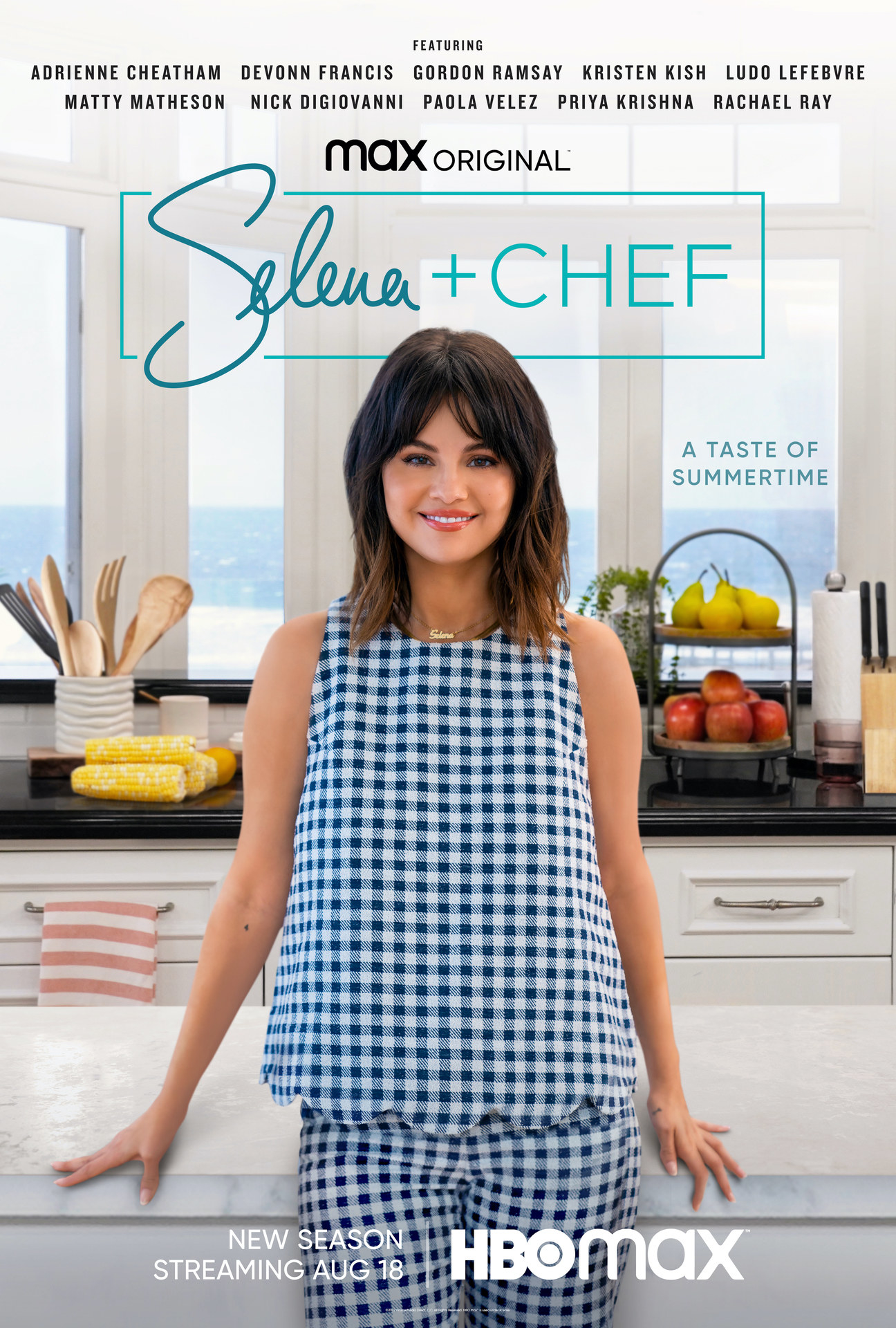 poster for season 4 of selena + chef