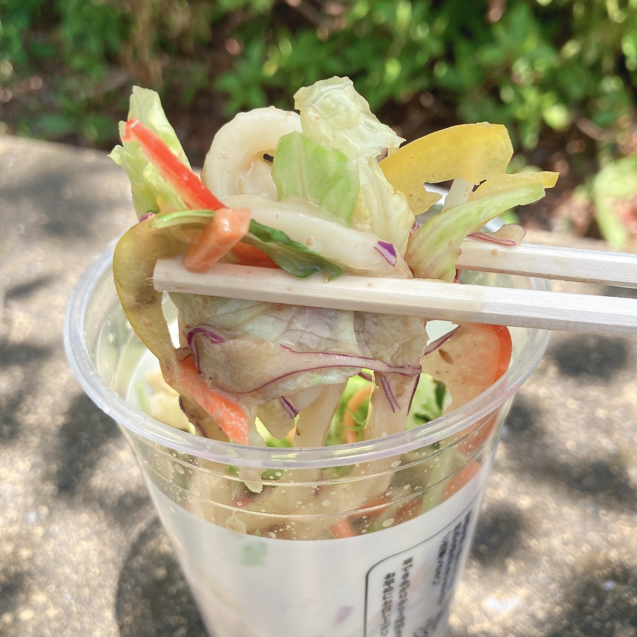 丸亀製麵の期間限定うどん「シェイクうどん ごまだれサラダうどん」