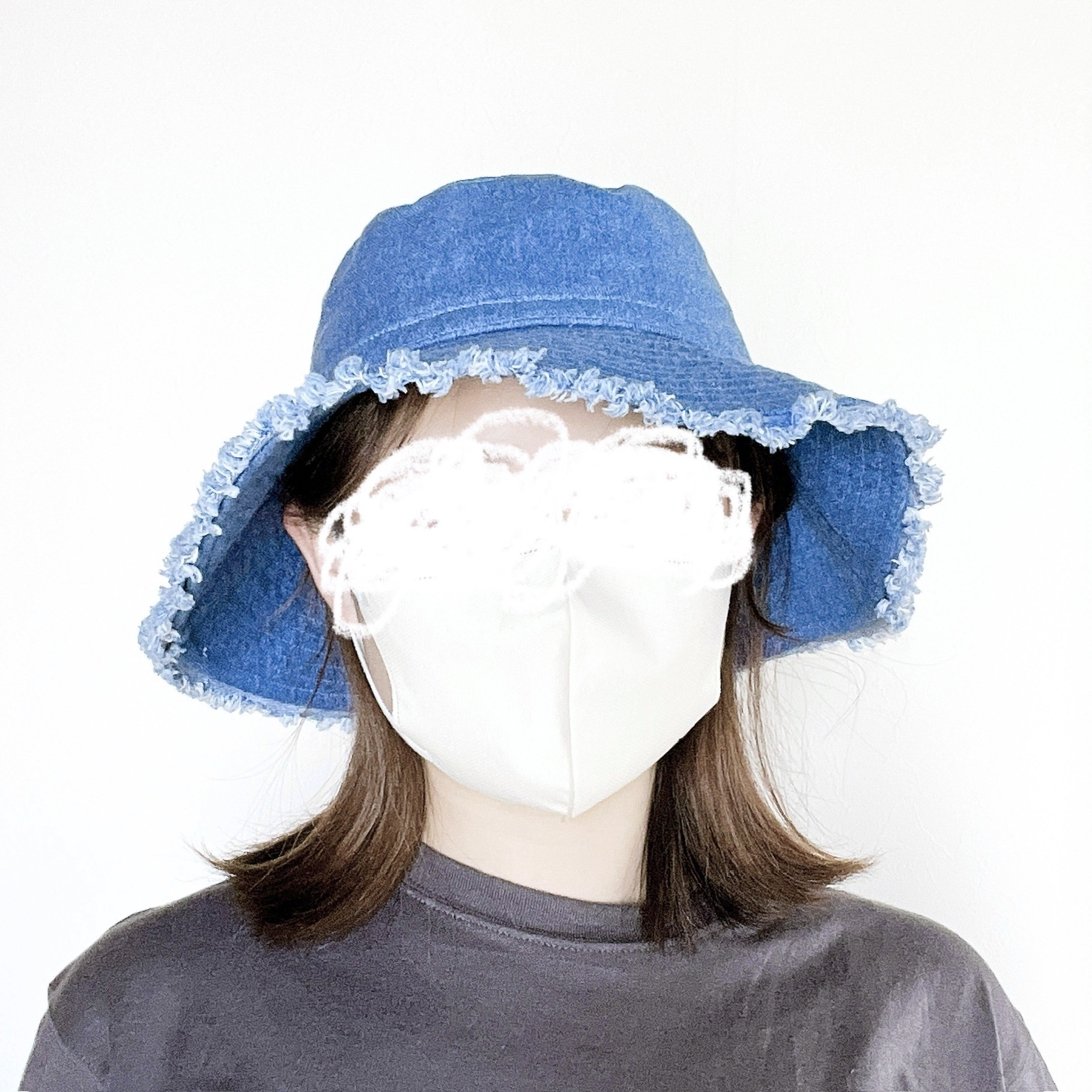 GU（ジーユー）のおすすめの帽子「UVカットフリンジサファリハット」