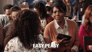 Barbara in &quot;Abbott Elementary&quot; saying &quot;easy peasy&quot;