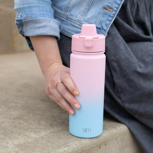 the blue and pink ombre cup