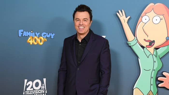 seth macfarlane on the red carpet