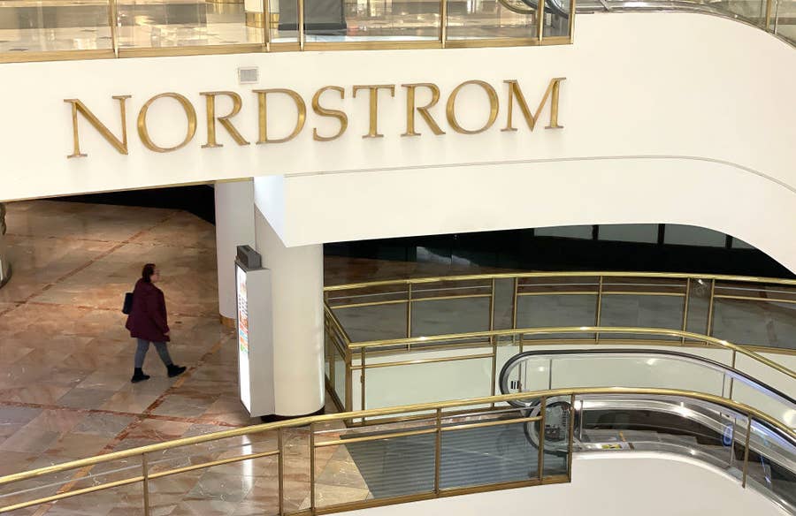 Shoes are displayed for sale in a Nordstrom Inc. store in downtown News  Photo - Getty Images